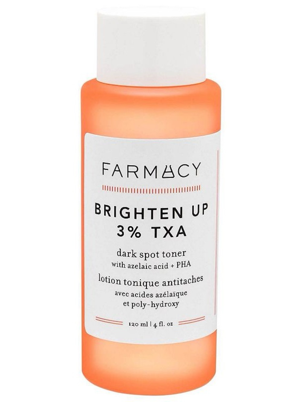 FARMACY Brighten Up 3% TXA Dark Spot Toner With Azelaic Acid +PHA 120 ML.